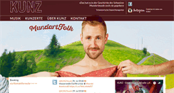 Desktop Screenshot of marcokunz.ch
